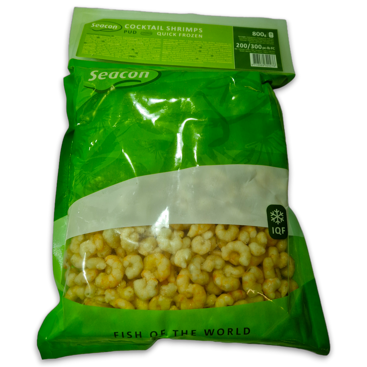Cooked peeled shrimp 200-300 IQF 10 x 1 Kg 20%-BD