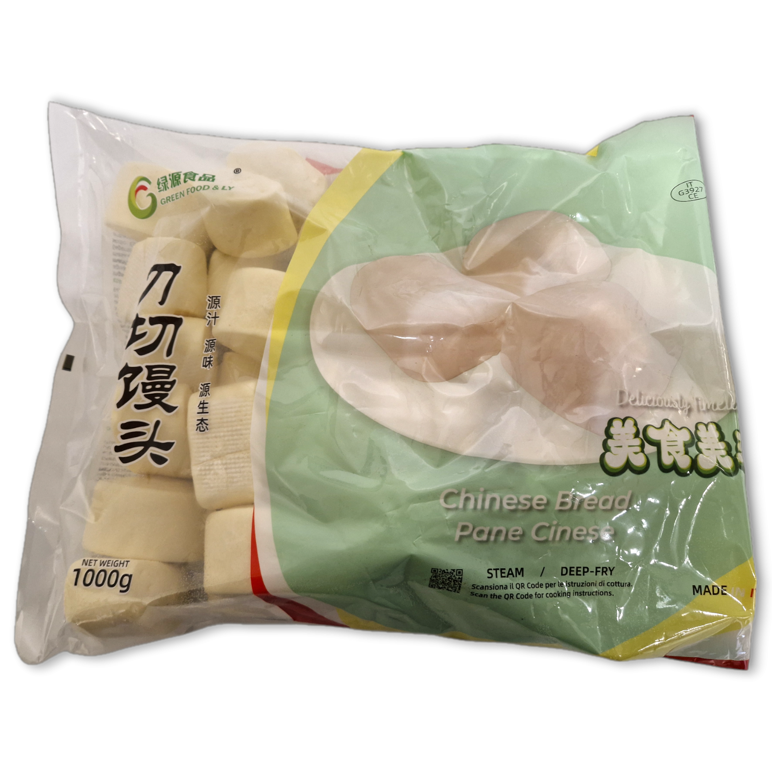 Chinese Bread 刀切馒头 IQF 4 x1kg -IT