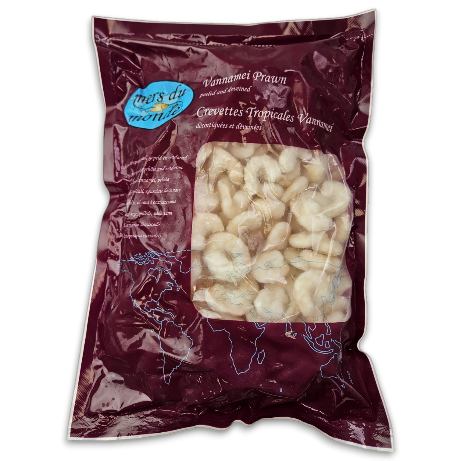 MdM Vannamei Shrimps P&D 90/120 IQF 10 x 1kg 30%-VN