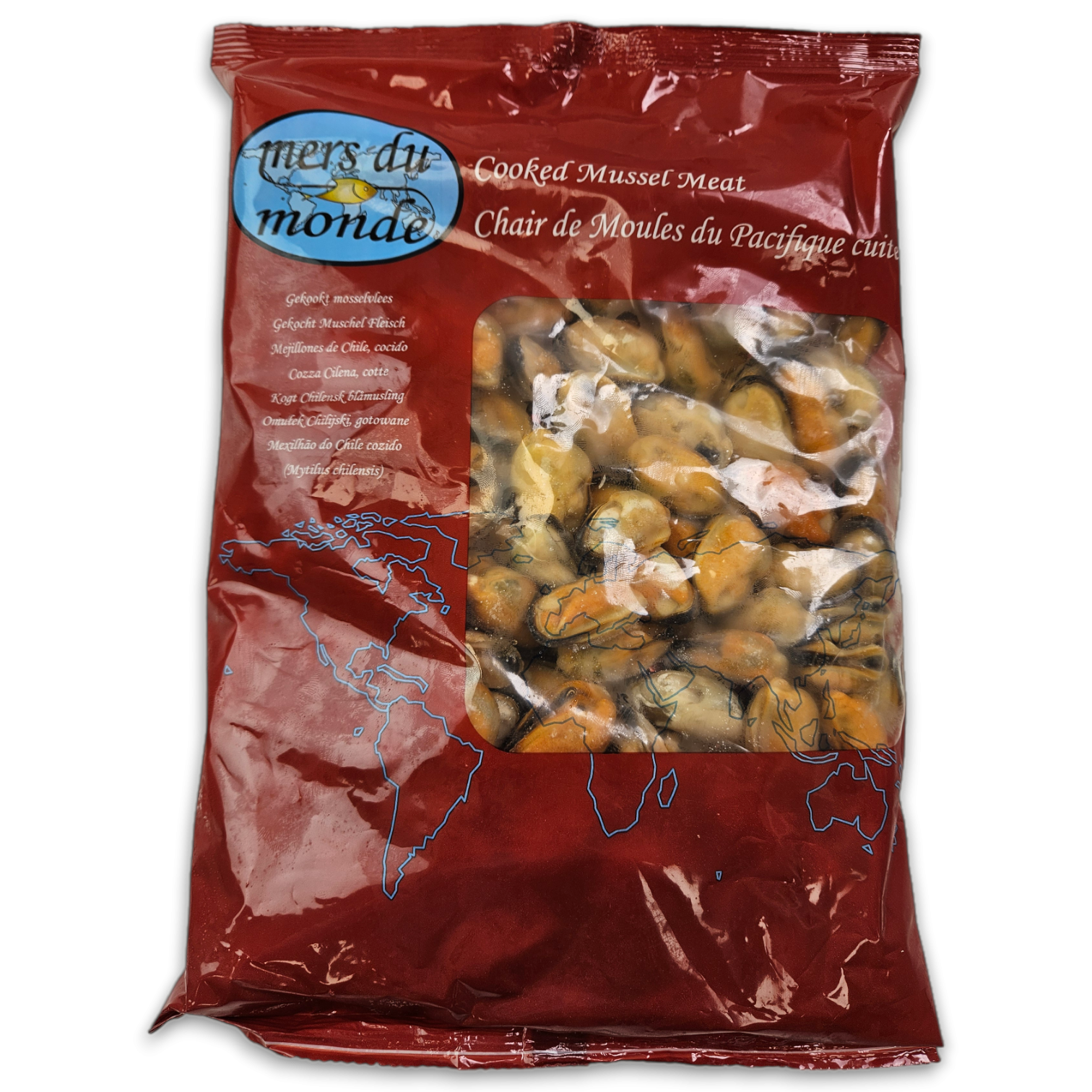 MdM Musselmeat cooked 200/300 IQF 10 x 800g -CL