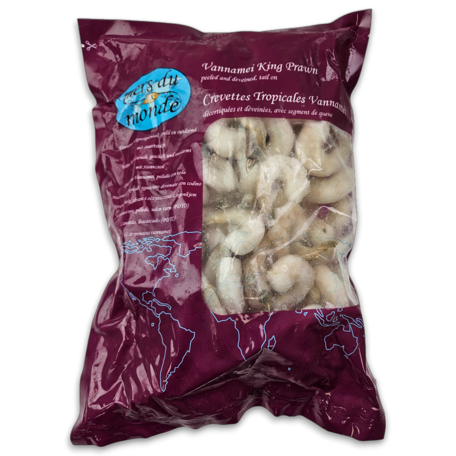 MdM Vannamei Shrimps PDTO 41/50 10 x 1kg 25%.-VN