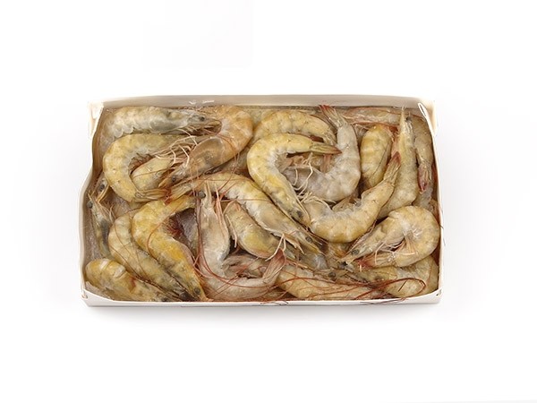 Vannamei shrimps HOSO 50/60 10 x 2 kg 100%NW -EC