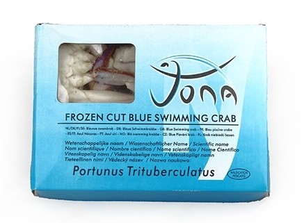 Blue Swimming Cut Crab JONA U10 12x1kg 25%-CN