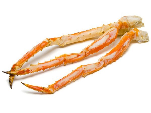 Kingcrab cooked single legs&claws L4 (1000-1300g) 5kg 10%-NO