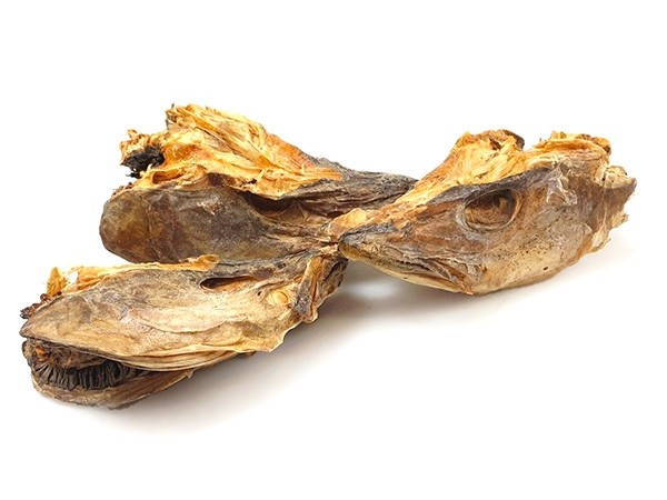 Codfish Heads Naturally Dried -Gadus morhua-  3 kg - NO