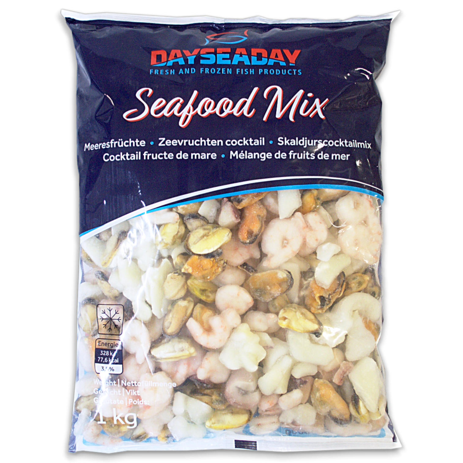 DSD Seafood Mix Mussel IQF 10 x 1kg 20% -ES