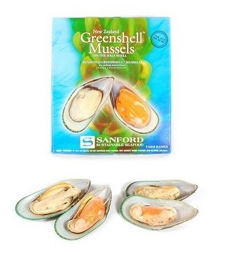 Mussels halfshell medium 30/40 10 x 1 kg 0%-NZ