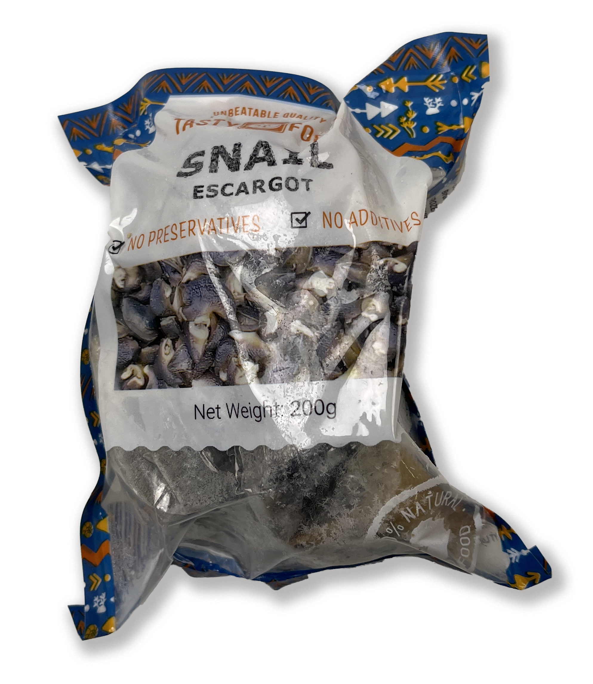 Frozen African Snails / Jumbo Snails 50 x 200 Gr Bag-CM
