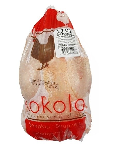 Kokolo Cleaned Hen (Chicken) Halal IWP 10 x 1000 gr-NL