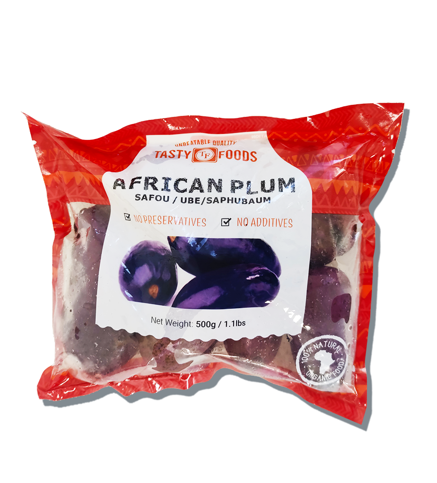 Ripe african purple plums / Safu 30 x 454 g -CM