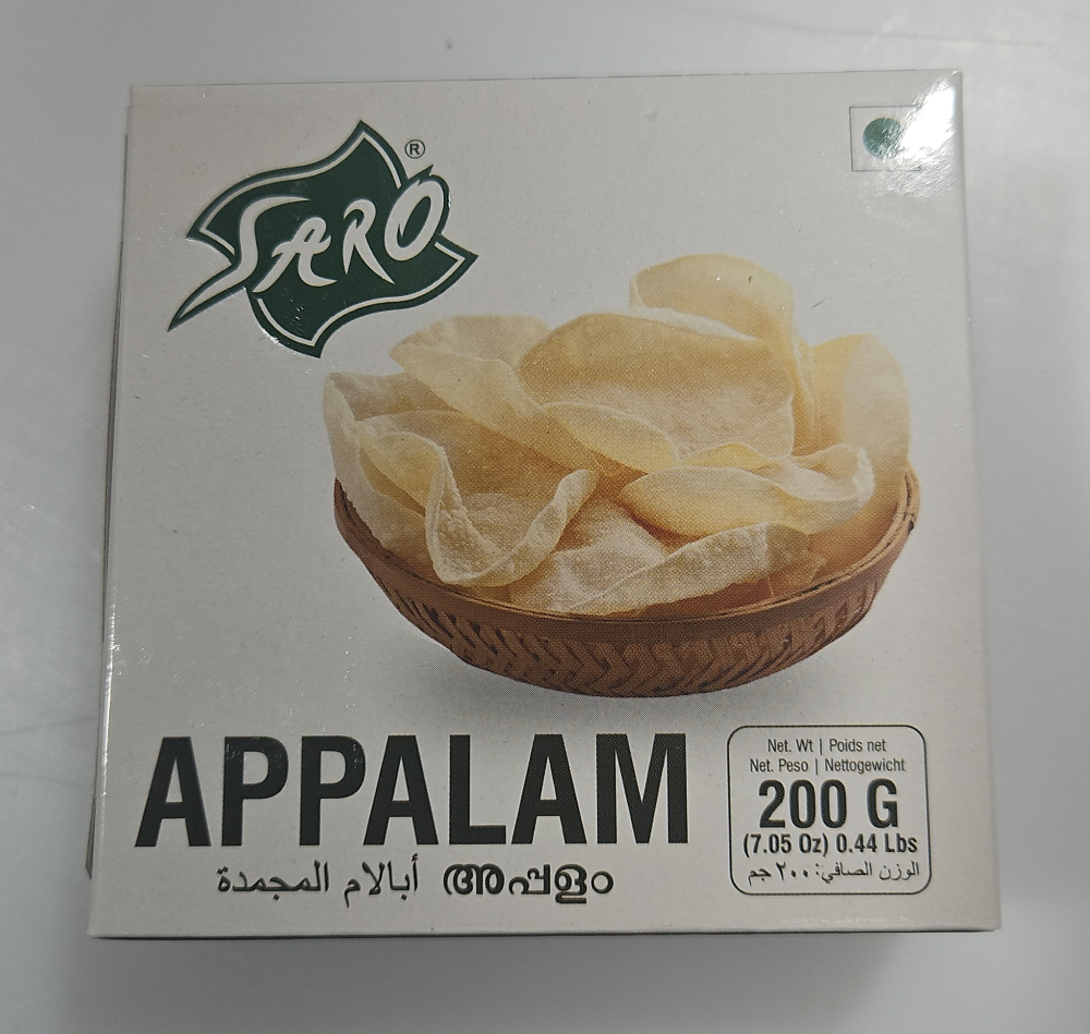 Saro Appalam 60 x 200g -IN