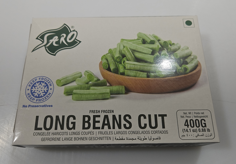 Saro Cut Long Beans Blanced 24 x 400g -IN