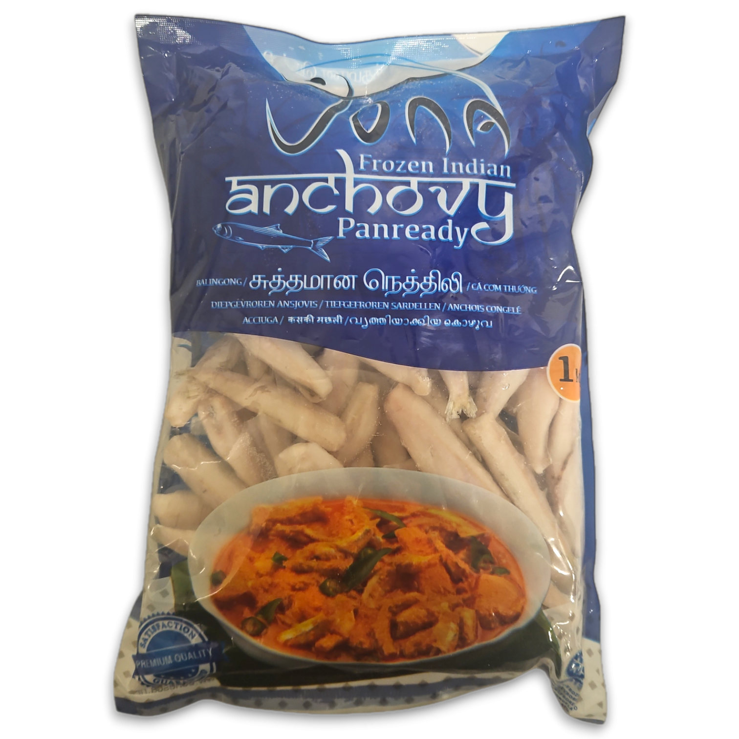 Jona Anchovy Neetali Panready 80/120 IQF 10 x 1kg 15% -IN