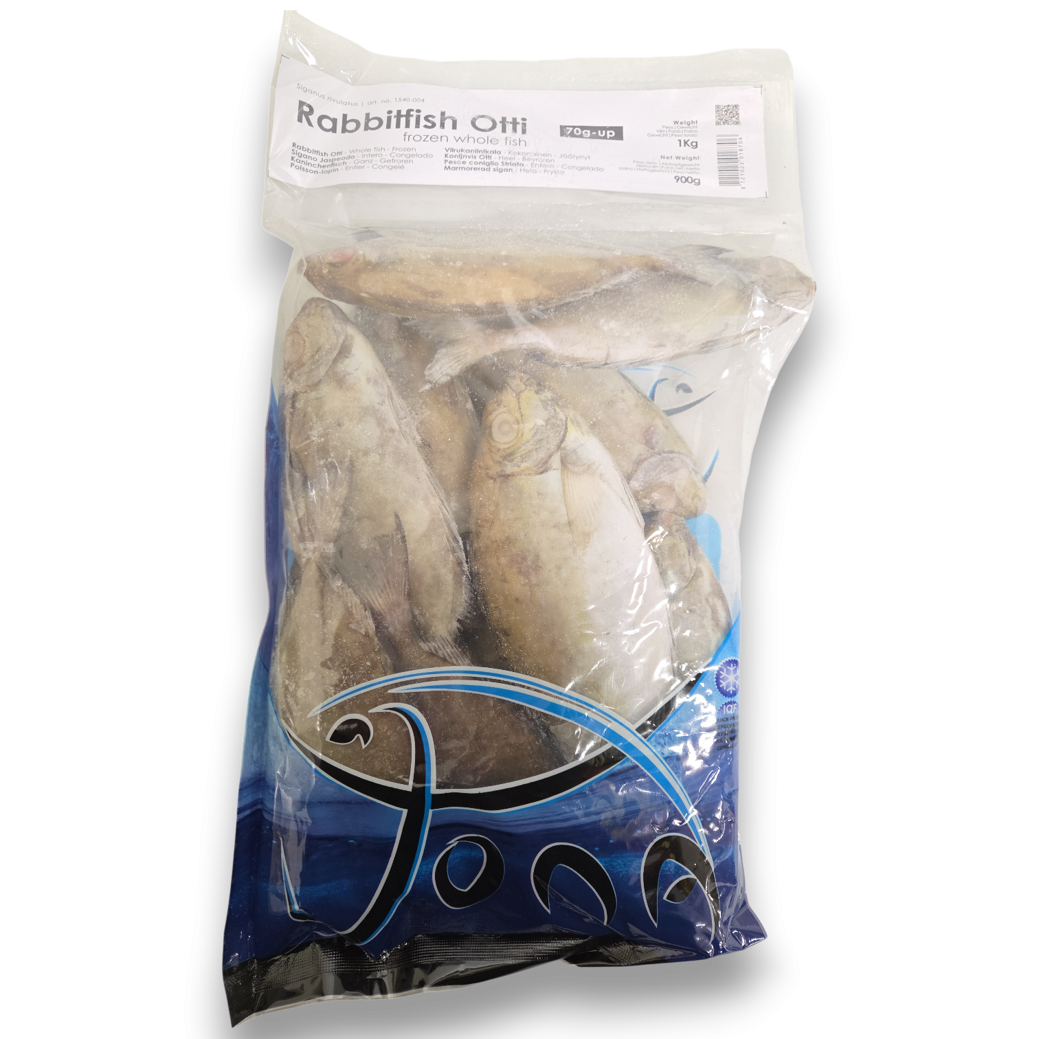 Jona Rabbit fish Otti WR 70g-UP IQF 10 x 1kg 10% -IN