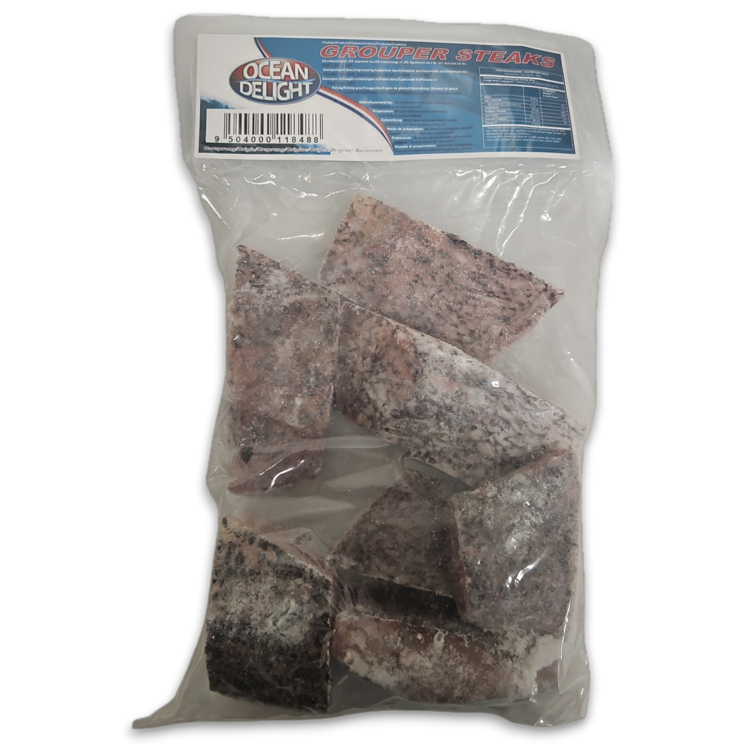 OD Papoena/Grouper Steaks 80-200g IQF 10 x 1kg -SR