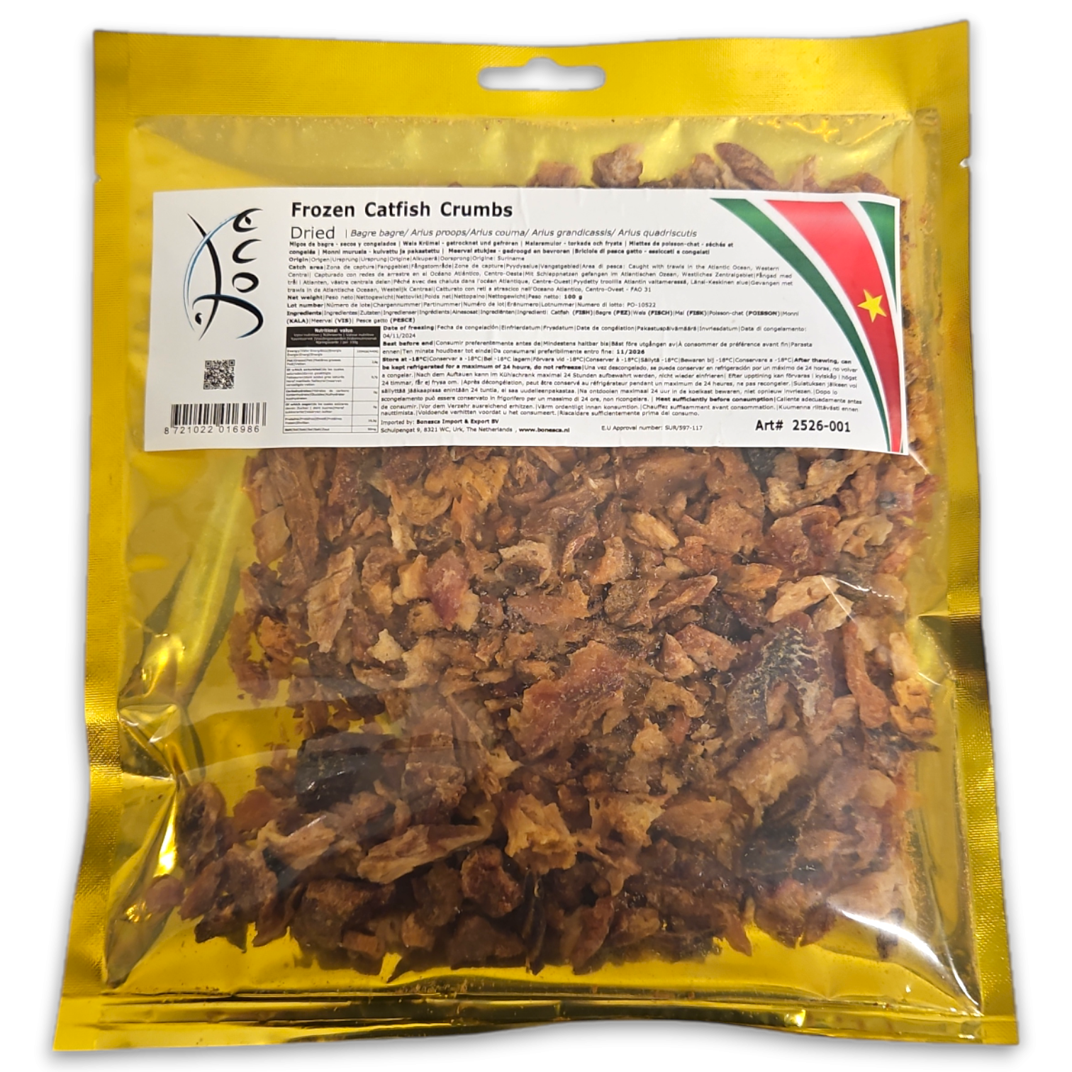 Jona Dried Kupila Crumbs PB 20 x 100g -SR