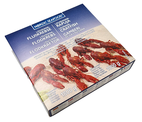 Crayfish wr cooked in Dillbrine 28-35 8 x 1800gr / 1000nw-ES