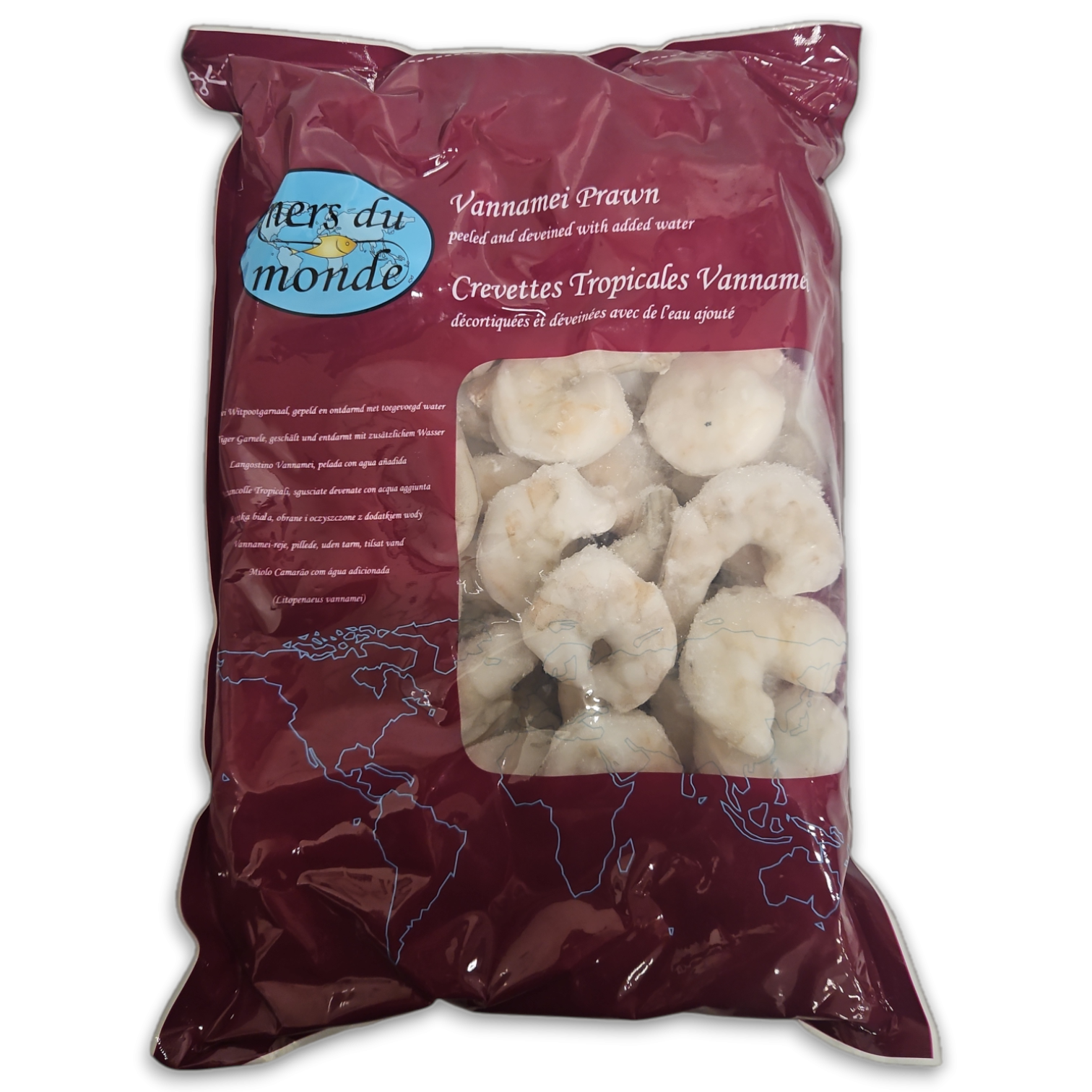 MdM Vannamei Shrimps P&D 21/25 IQF 10 x 1kg 30%-VN