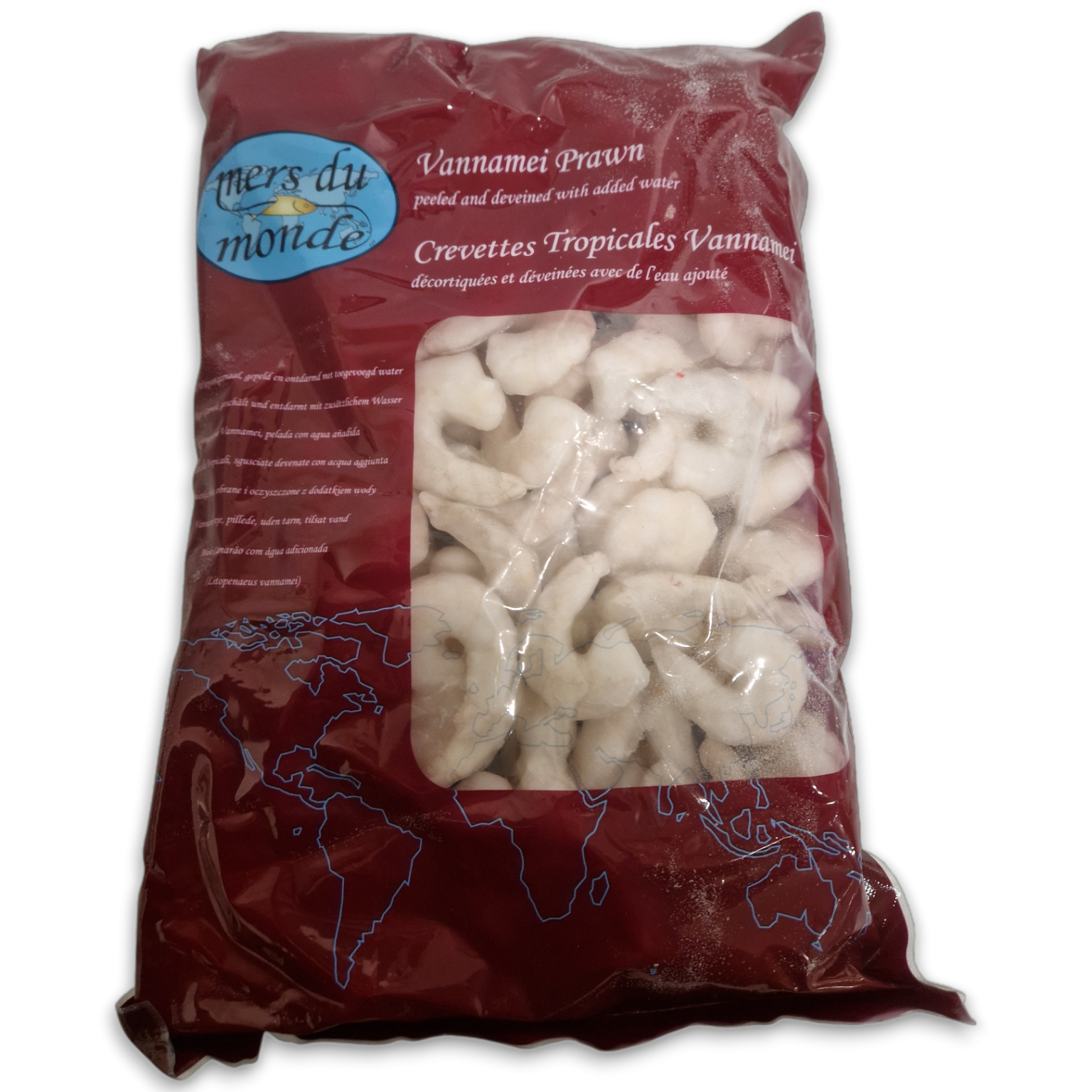 MdM Vannamei Shrimps P&D 51/60 IQF 10 x 1kg 30%-VN