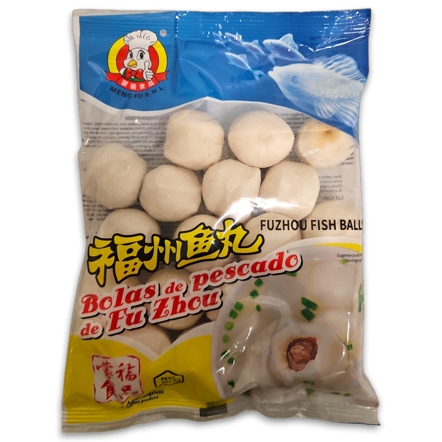 Meng Fu Traditional Fu Zhou Fishballs IQF 14 x 440g -ES