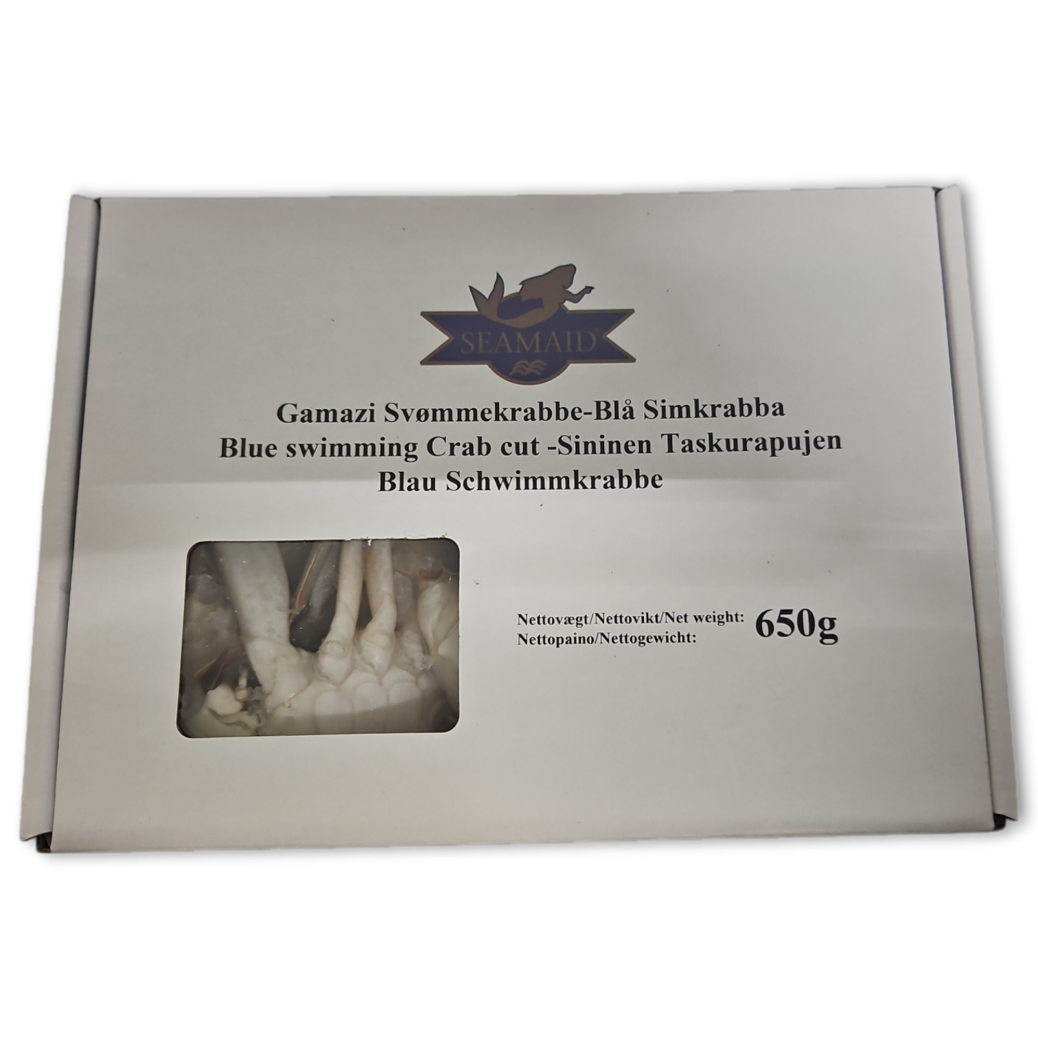 Seamaid Blue Swimming Cut Crab U10 12 x 800g 20% -CN