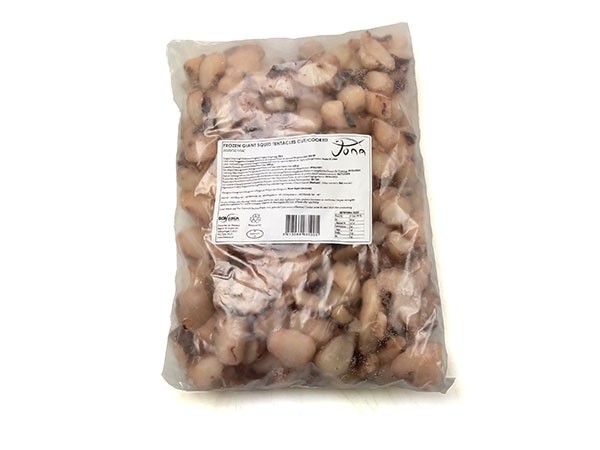 JONA Sliced Cooked Squid Tentacles Cooked 12 x 800 g-PT