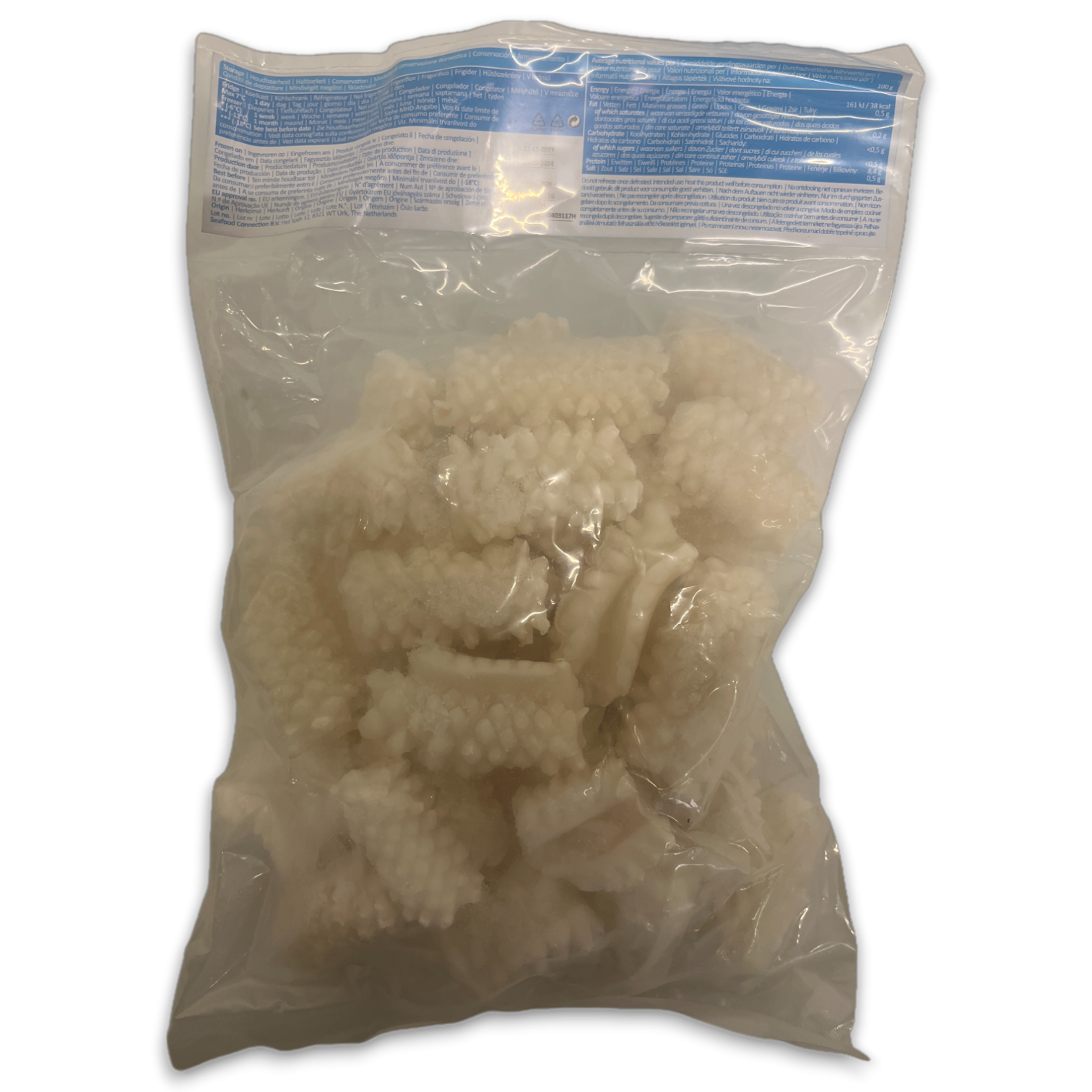 Sealight Pineapple Squid 3-4cm IQF 10 x 1kg 30% -CN