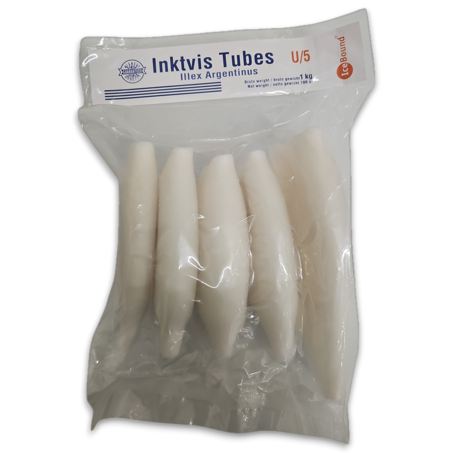 WT Illex Squid tubes U-5 10 x 1 kg 30%-CN
