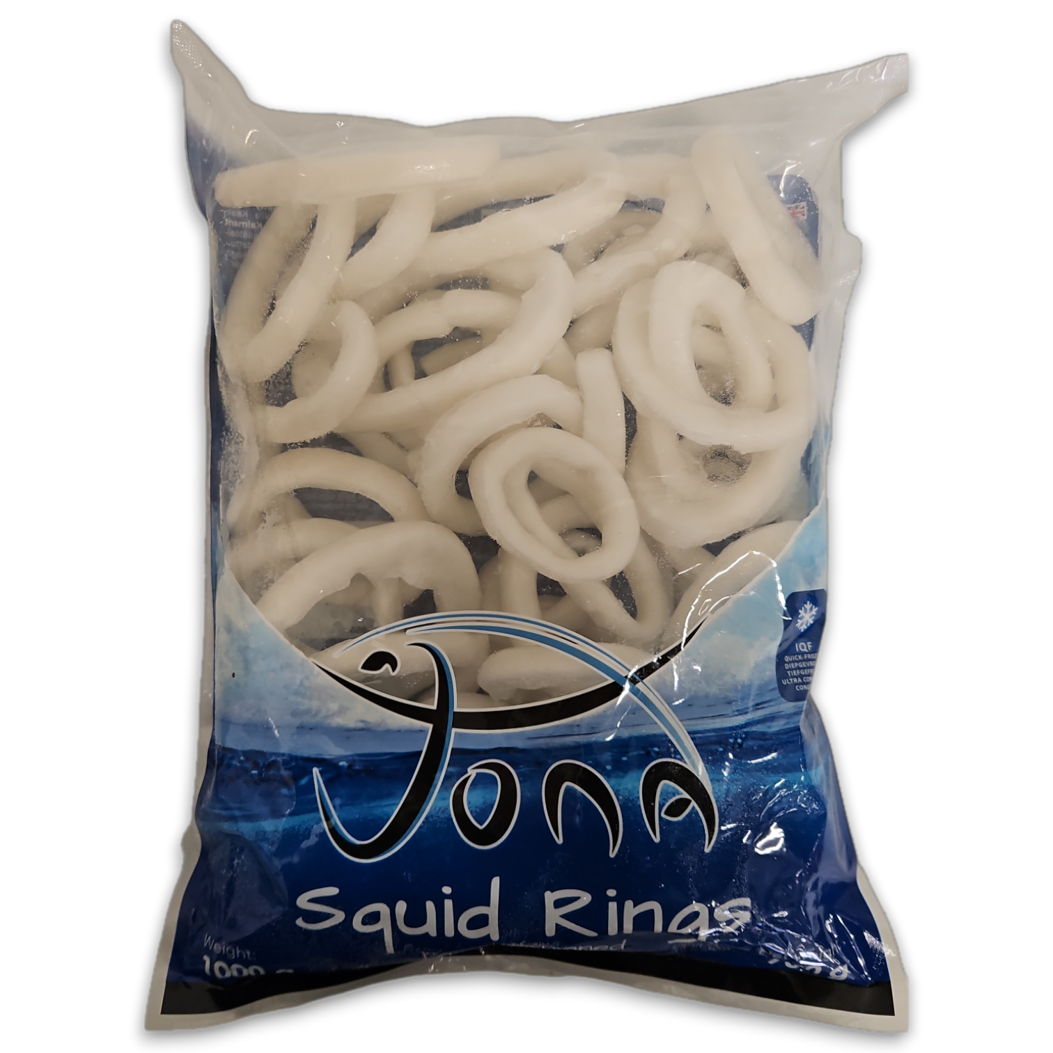 Jona Squid Rings Raw 4-8cm IQF 10 x 1kg 30% -CN