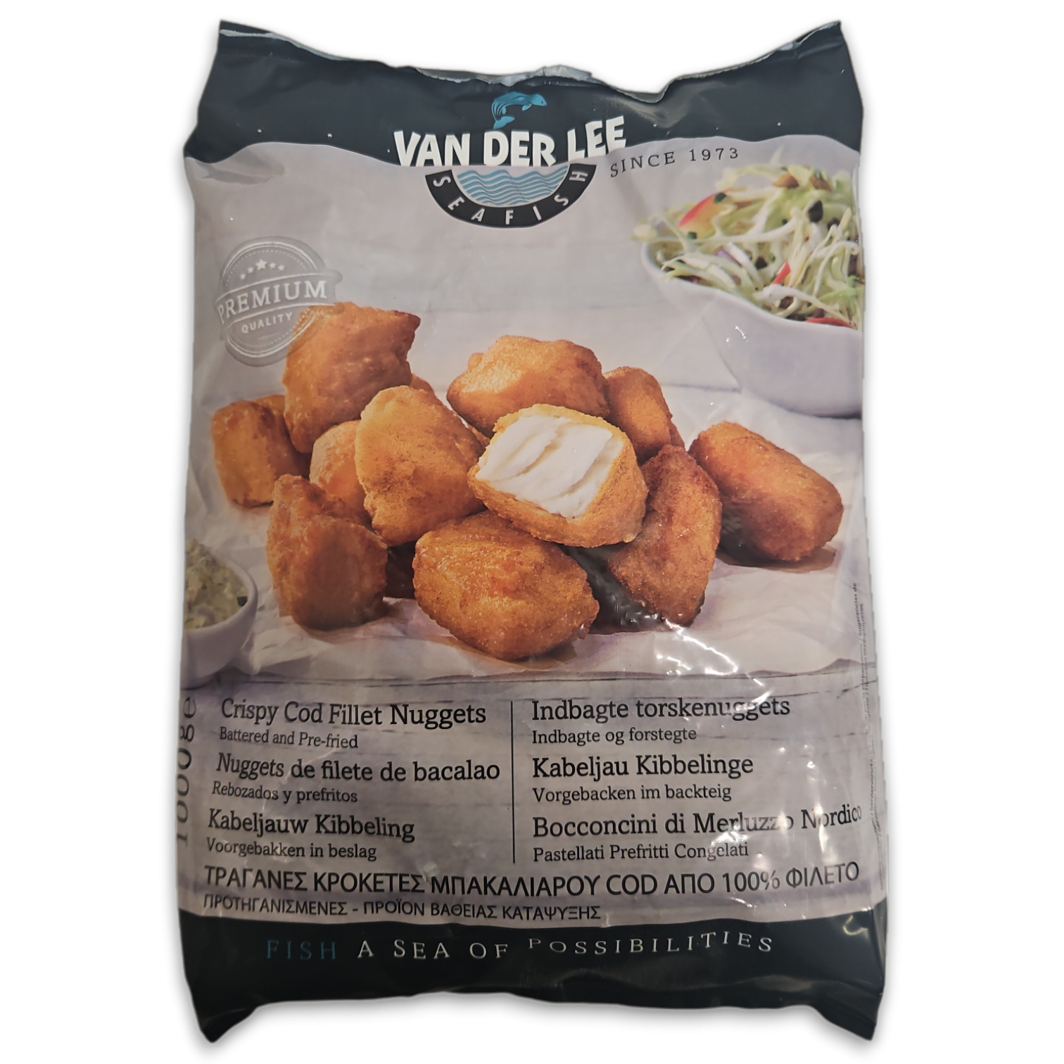 Van der Lee Kibbeling/Cod nuggets IQF 5 x 1kg -NL