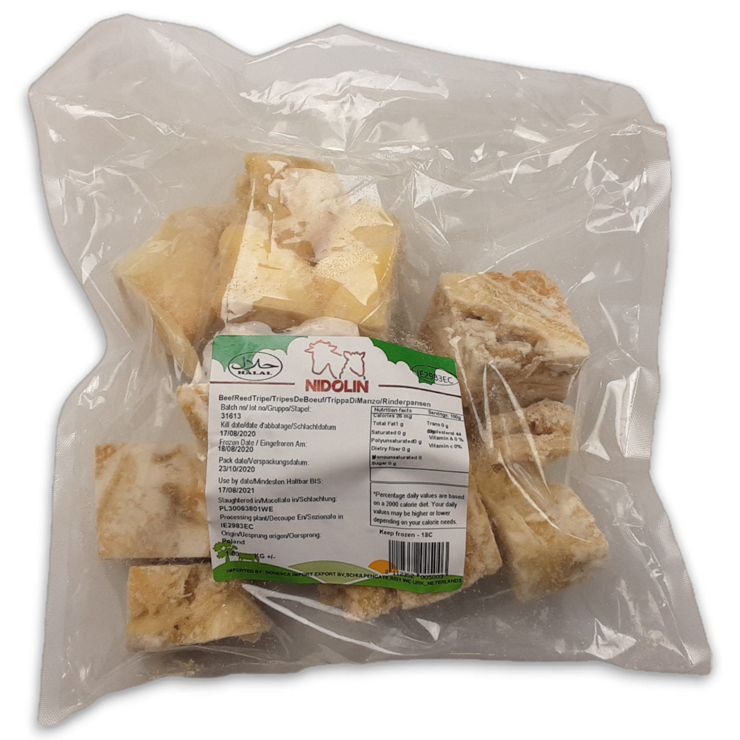 NIDOLIN Cow Stomach/Abodi 12 x 1kg- IE
