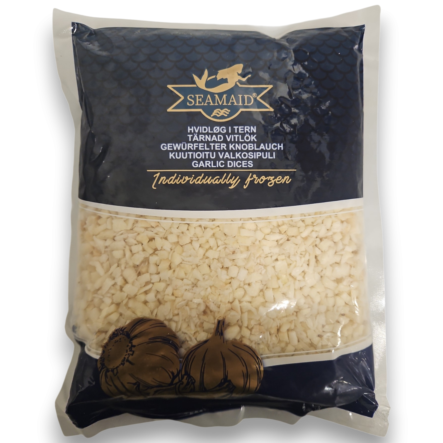 Seamaid Garlic Dices 25 x 400g CN