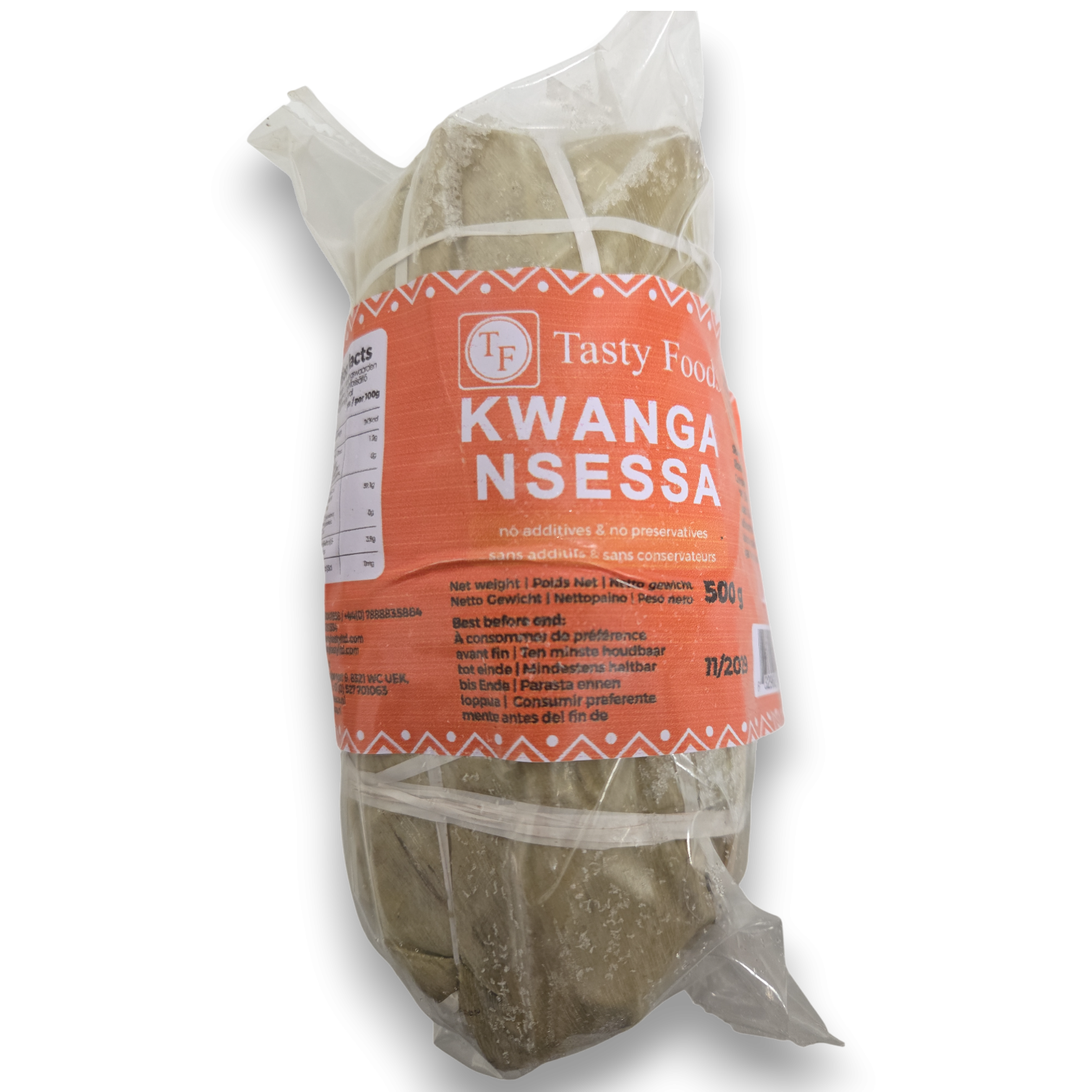 Tasty Nsessa Kwanga / Cassavabread IWP 40 x 500g -CM