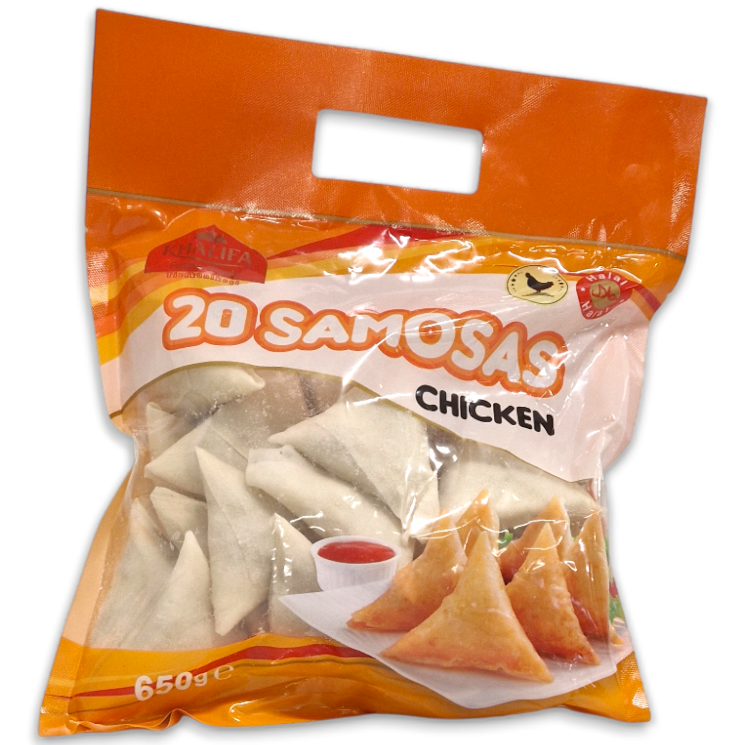 Khalifa Chicken Samosa 20 pcs 10 x 650g -BU