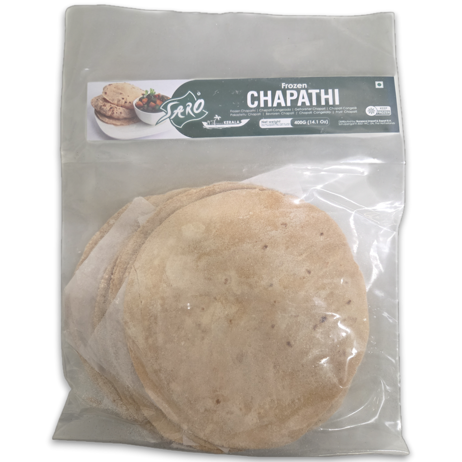 Saro Chapathi 24 x 400g -IN