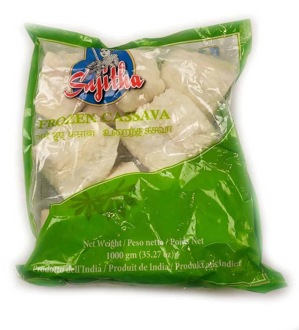 Sujitha Frozen Cassava 12 x 1 kg -IN