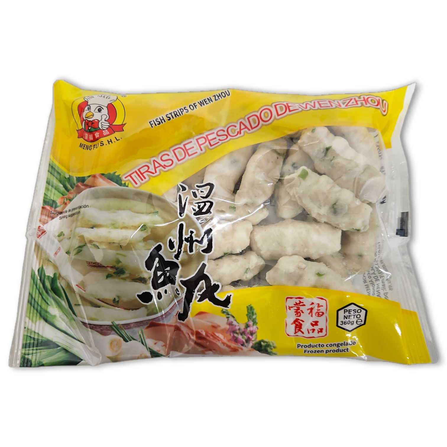 Meng Fu 温州鱼条 Fish Strips 16 x 360g - Es