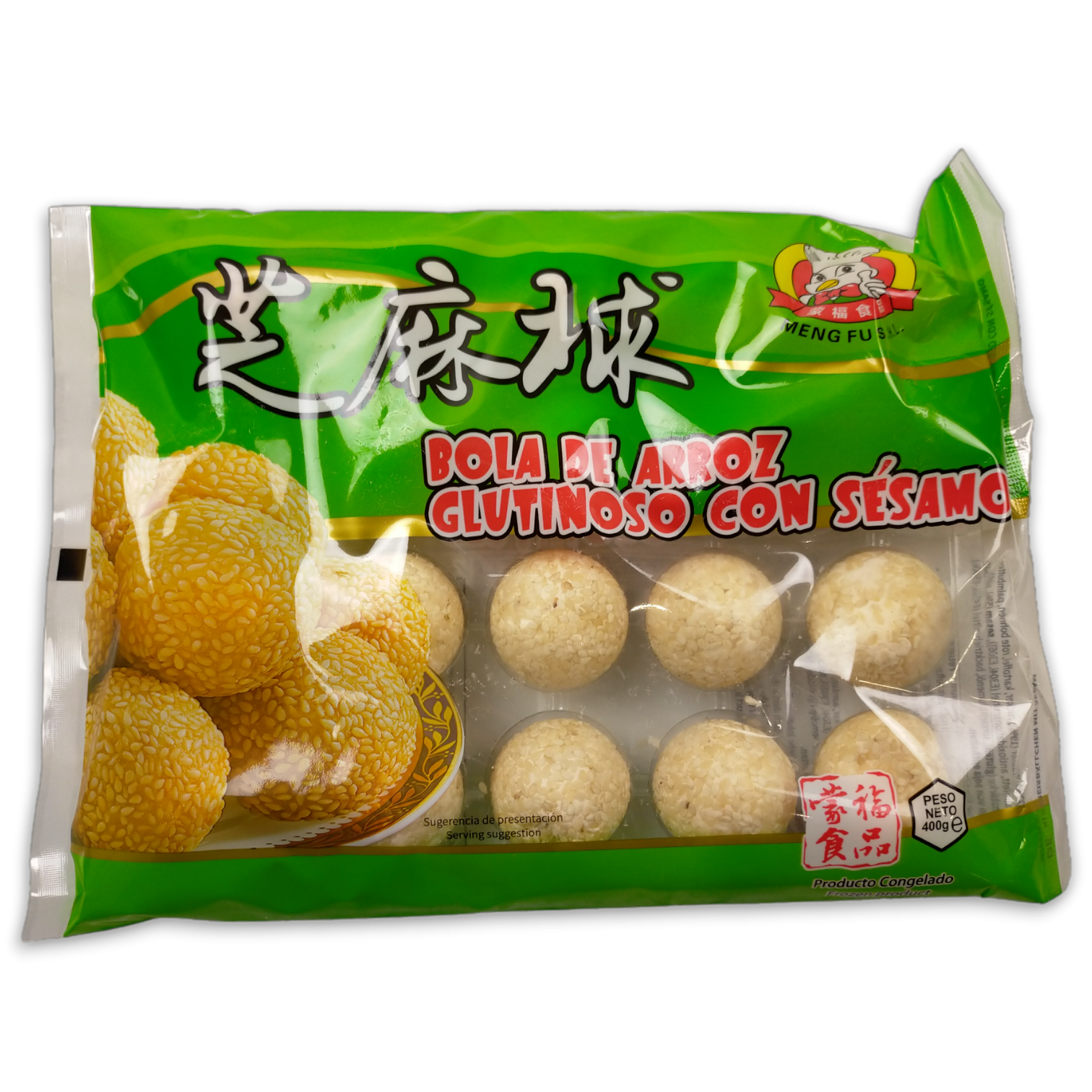 Sesame Balls Meng Fu 10 x 400 grs -ES