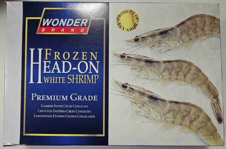 WD Premium Vannamei shrimps HOSO 20/30 6 x 2 kg 20% -EC