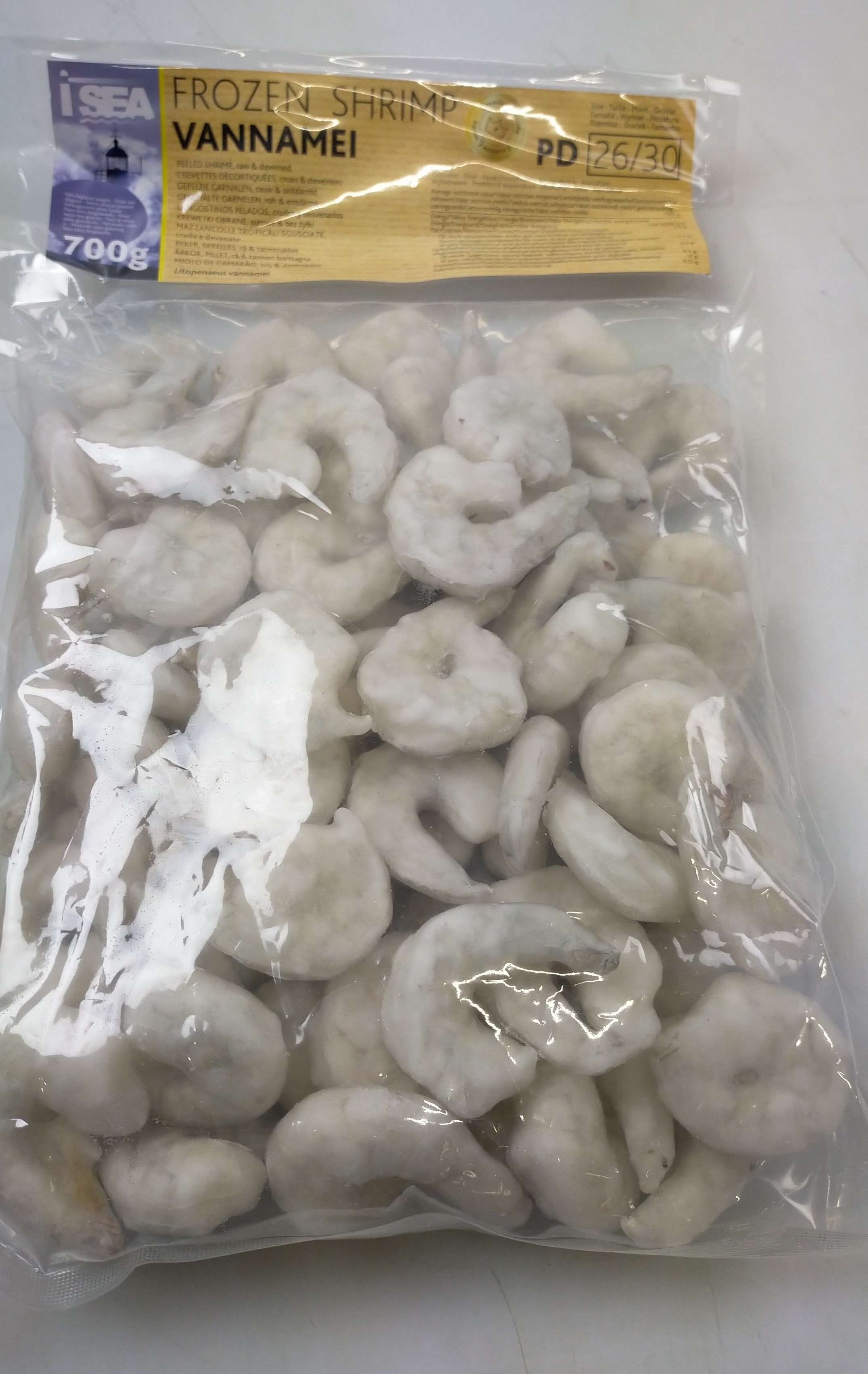 Vannamei shrimps PND 26/30 10 x 1 kg 30%-IN