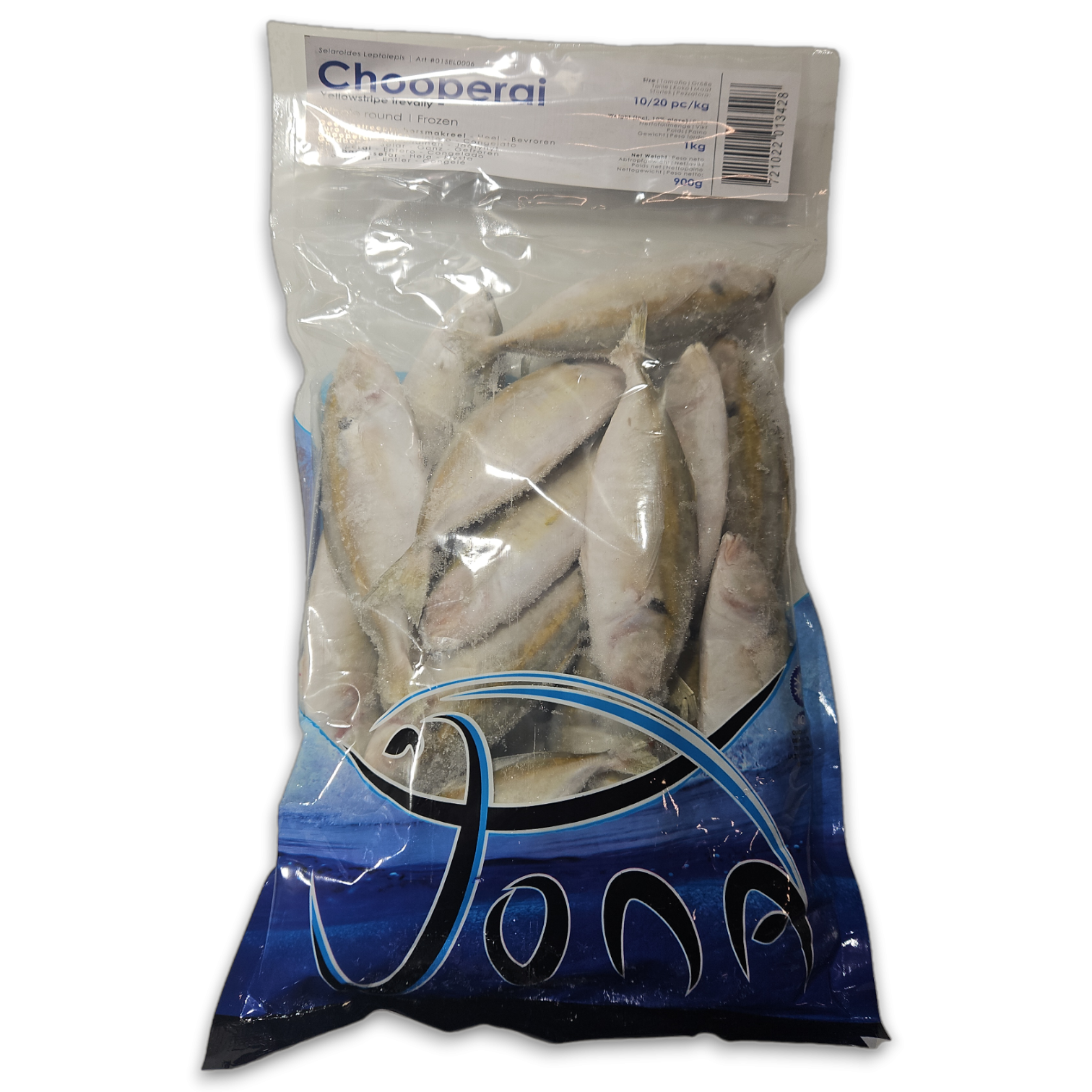 Chooparai/Yellowstripe trevally WR 10/20 10x1 Kg IQF-IN