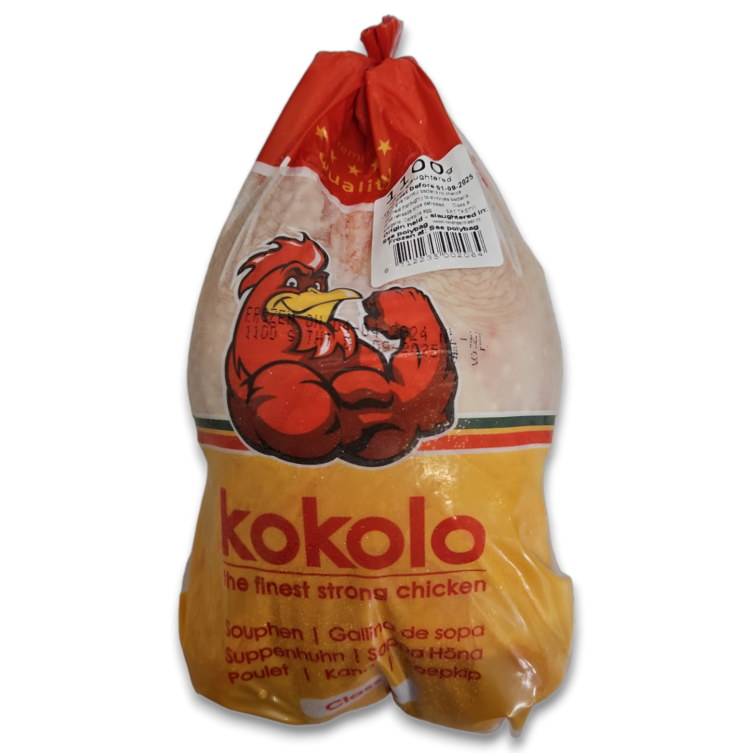Kokolo Cleaned Hen (Chicken) Halal IWP 10 x 1100 gr-NL