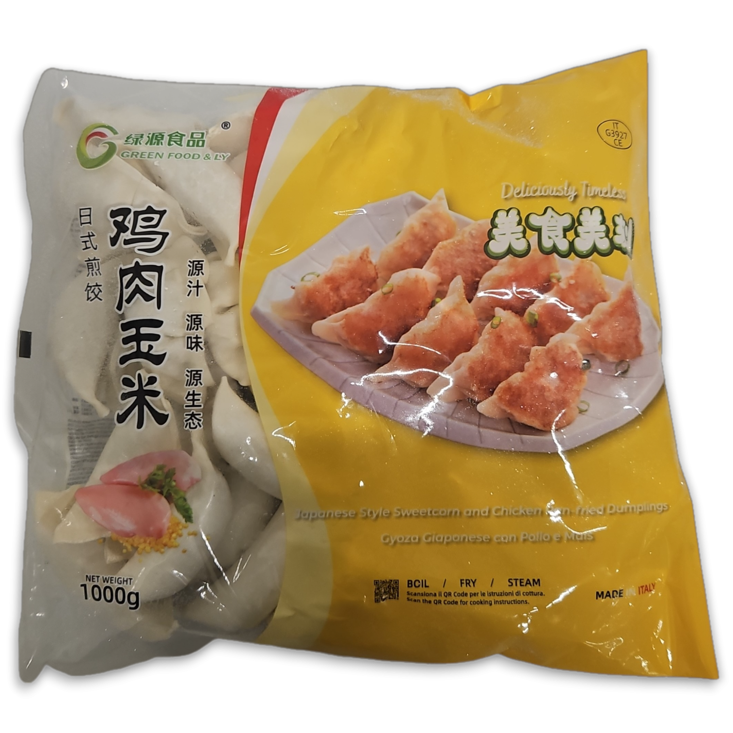 Chicken & Corn Gyoza 日式鸡肉玉米煎饺 IQF 5 x 1kg -IT