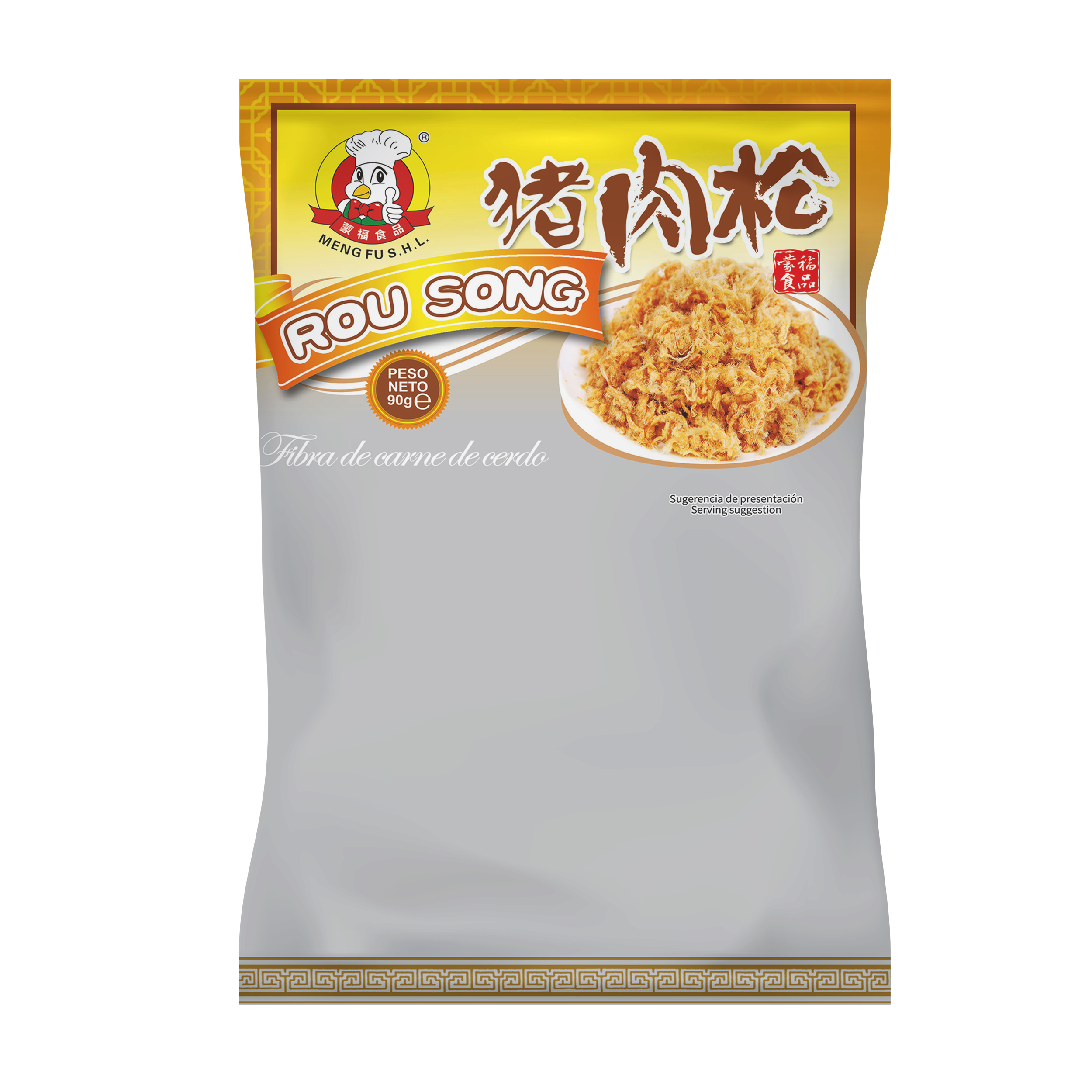 Rou Song (Pork Meat Floss) Meng Fu ?? 40 x 90 grsES