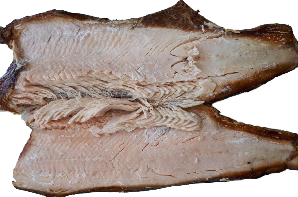Hotsmoked salmon fillet Butterfly cut IVP 12 kg-NO