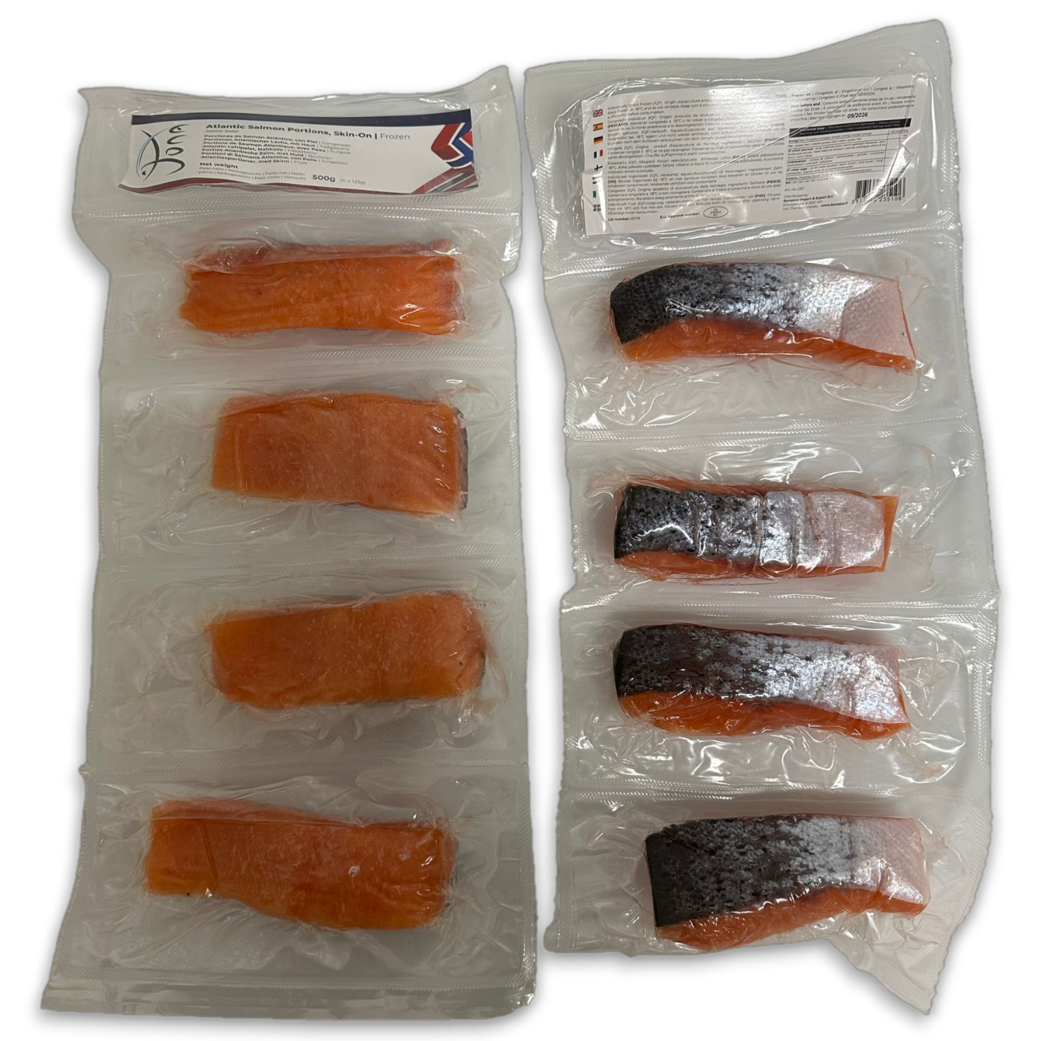 Salmon Portions Chain (Salmo Salar) 10 x (4 x 125gr)-NL