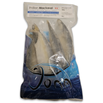 Jona Indian Mackerel WR 4/6 IQF 10 x 1kg 10% -IN