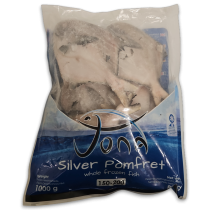 Jona Silver Pomfret WR 150-200g IQF 10 x 1 kg 20% -CN