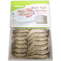 Seacon Black Tiger HOSO 16/20 Semi IQF 10 x 1kg 20% -BD