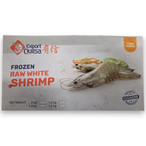 EQ Vannamei shrimps HOSO 30/40 IQF 6 x 2kg 20% -EC